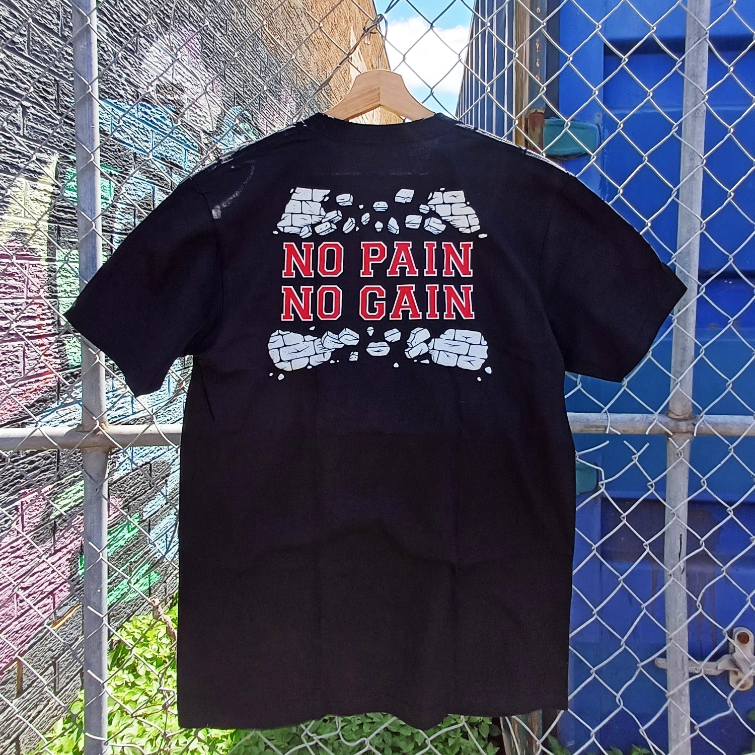 No Pain No Gain T-Shirt (Black) Hoodie, Sweatshirt | CoreVibeTees.com (Image 3)
