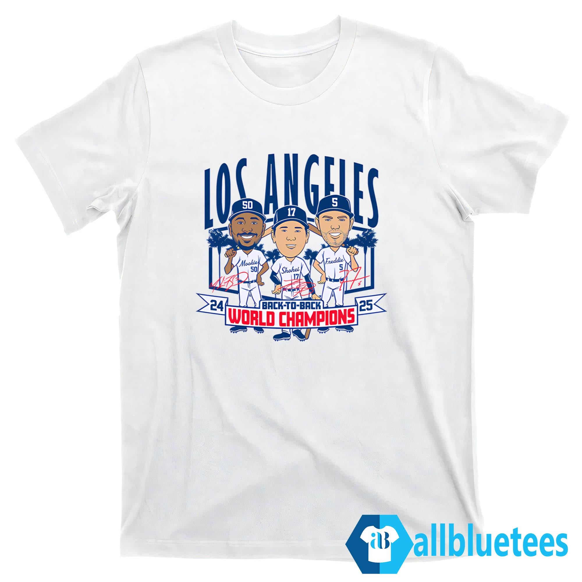 Los Angeles Baseball Back-to-Back World Champions 2025 Shirt