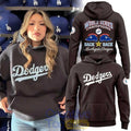 Los Angeles Dodgers World Series Champions 2026 Dark Coffee Hoodie
