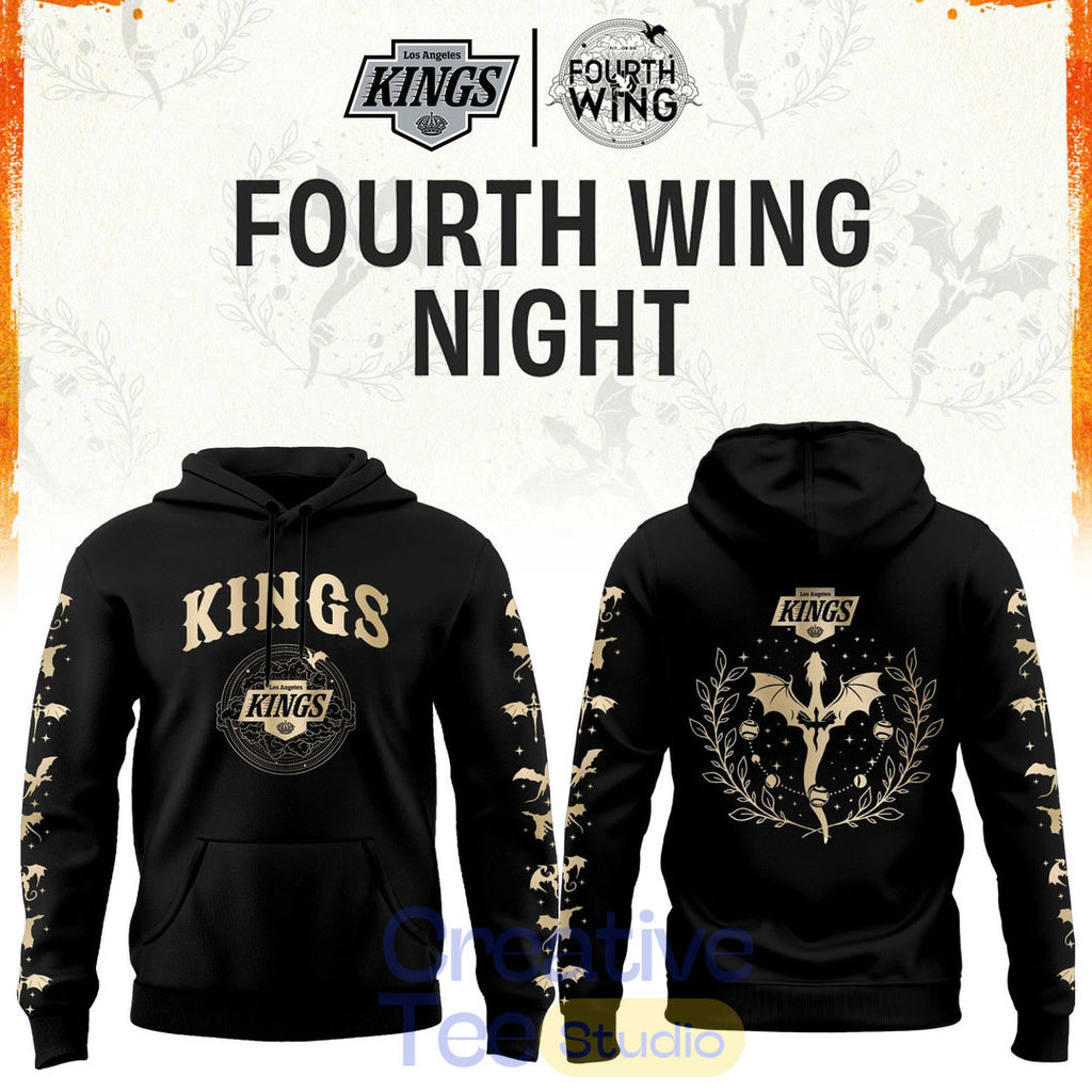 Los Angeles Kings Fourth Wings Night Limited Edition Hoodie