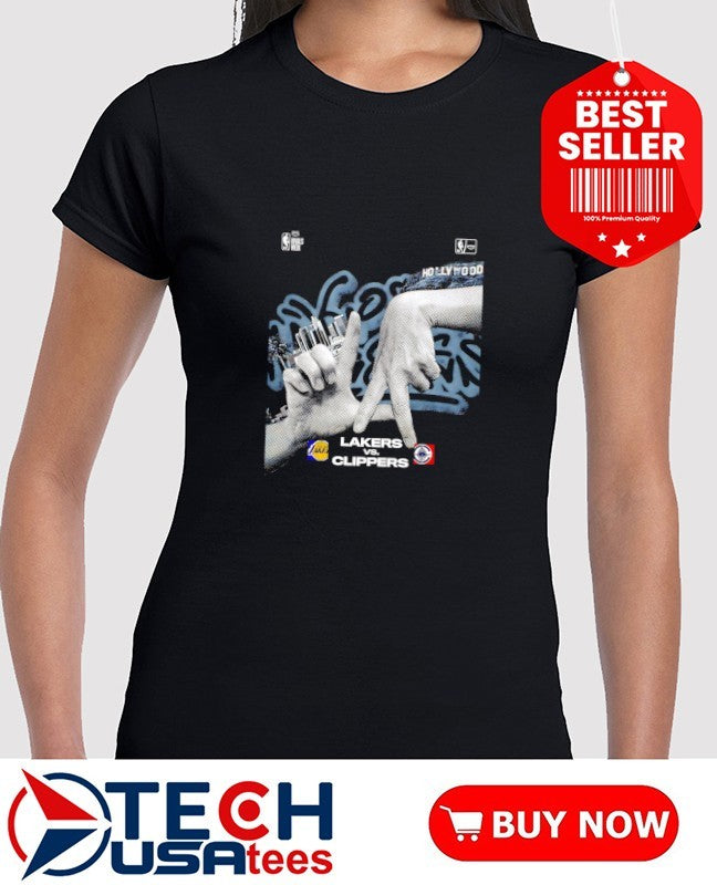 Los Angeles Lakers vs. Los Angeles Clippers two teams one city shirt