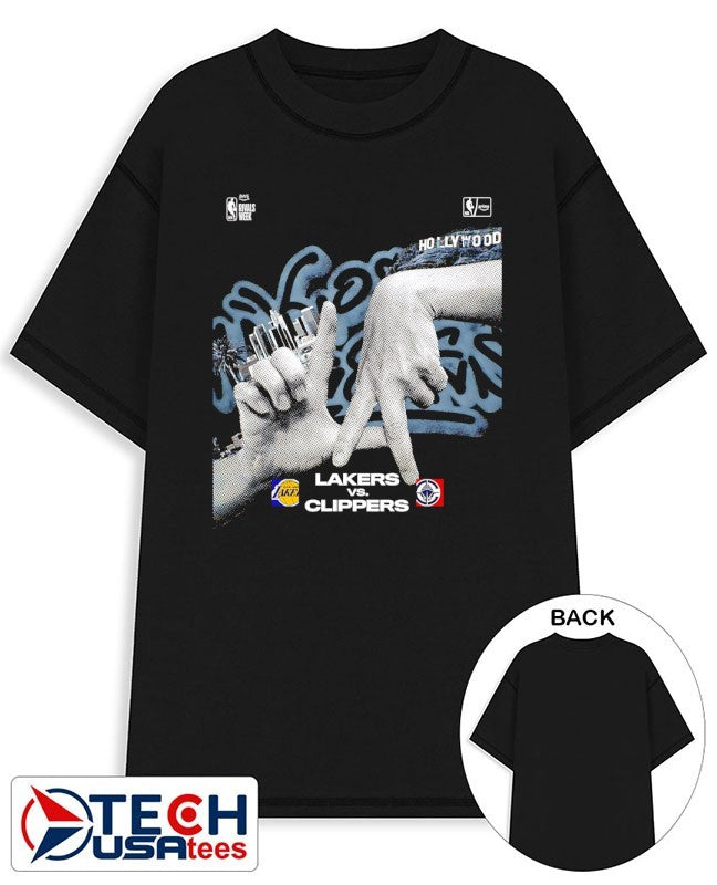 Los Angeles Lakers vs. Los Angeles Clippers two teams one city shirt