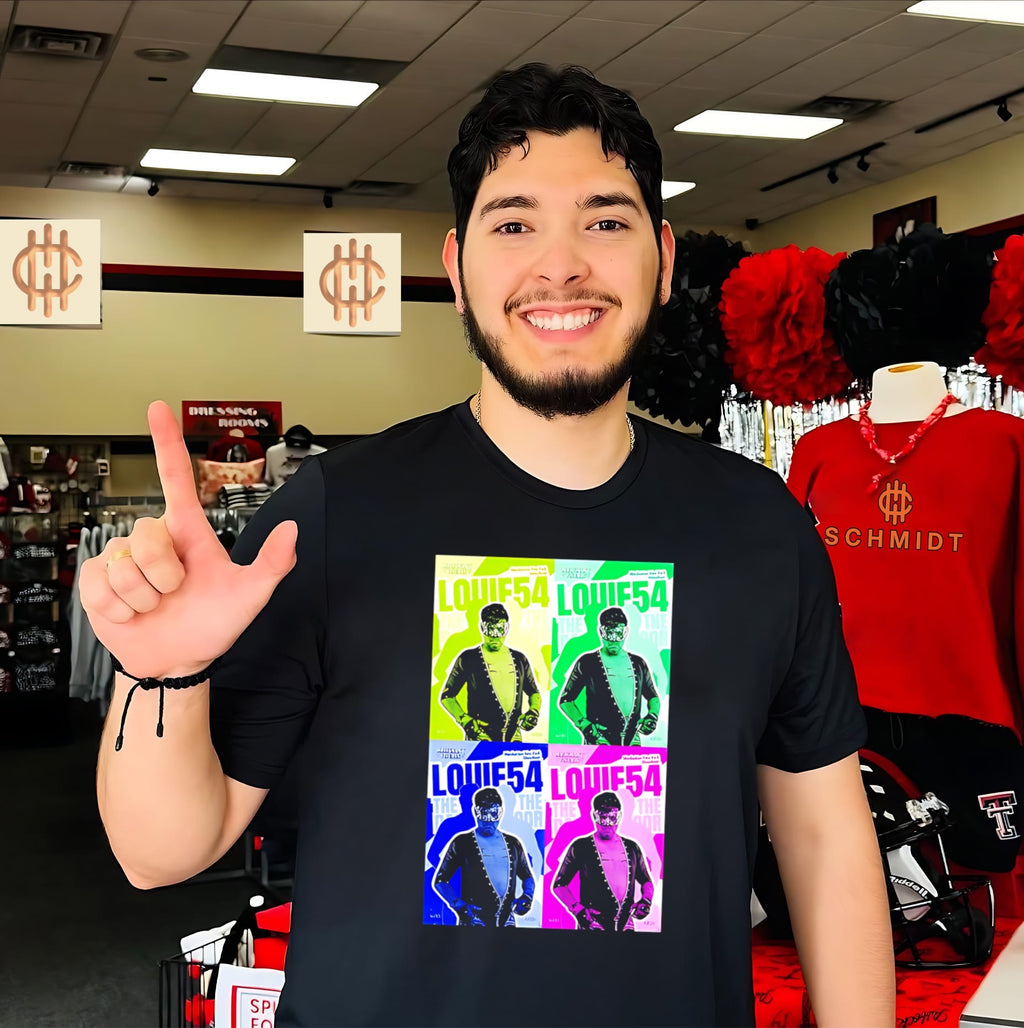 Louie 54 popart The Eras Tour shirt