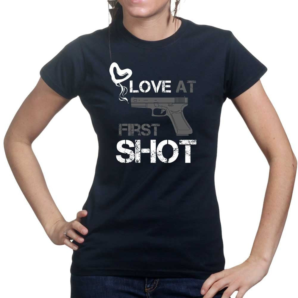 Love At First Shot Ladies T-shirt Hoodie, Sweatshirt | CoreVibeTees.com (Image 1)