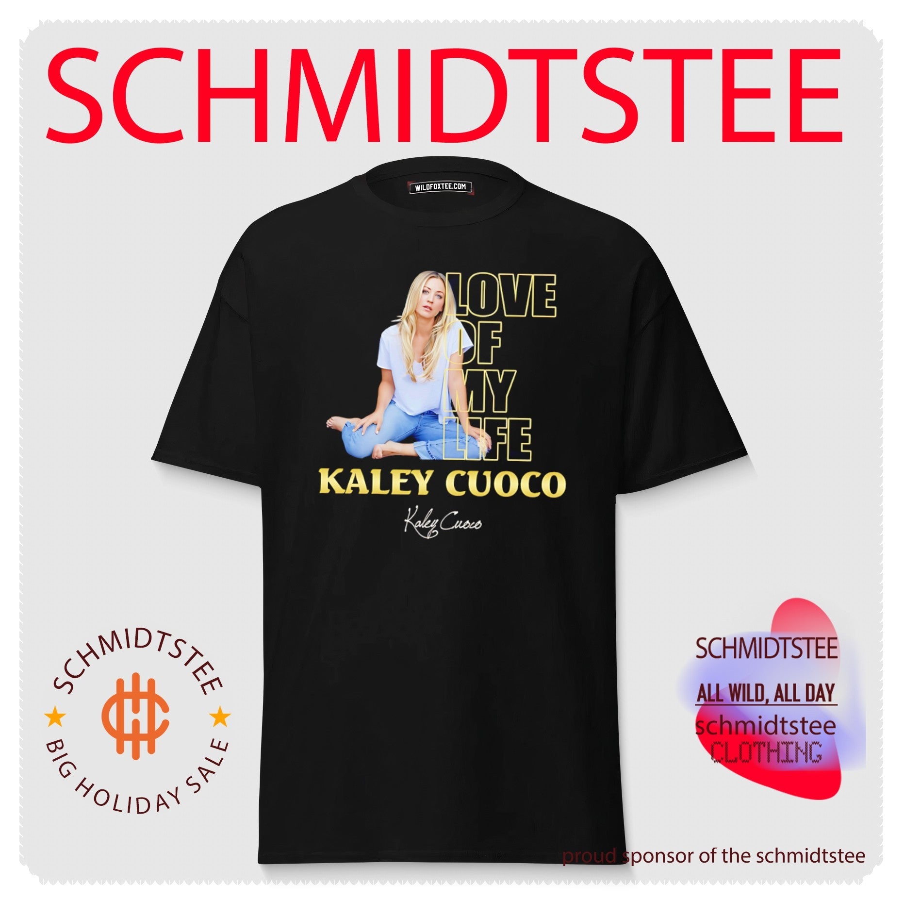 Love of my life Kaley Cuoco signature shirt