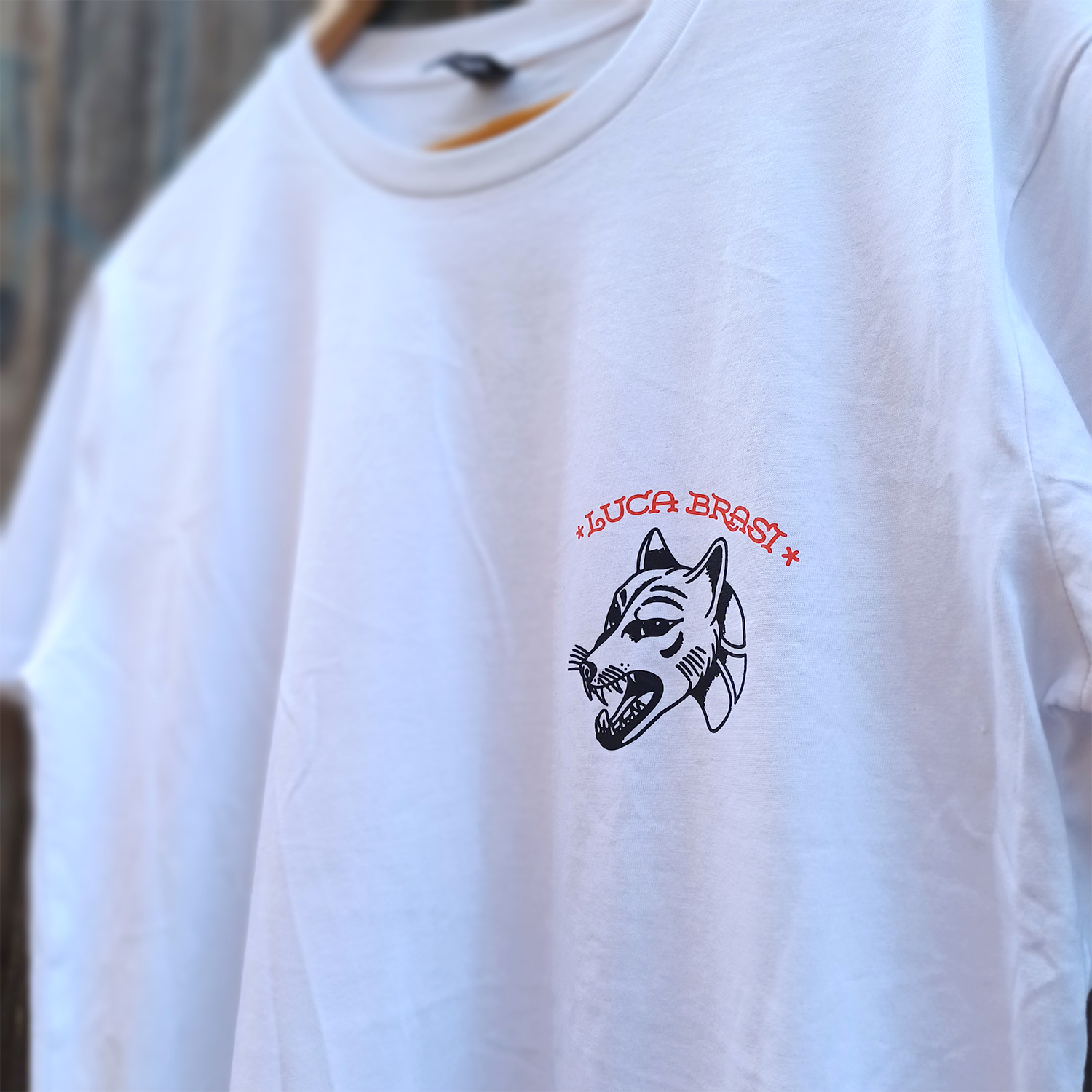 By a Thread Tee (White) Hoodie, Sweatshirt | CoreVibeTees.com (Image 3)