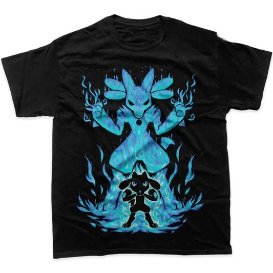 Lucario Shirt, Riolu Shirt, Pokemon Shirt, Pokemon merch, Anime Shirt, Graphic Tee, Men's Vintage Tees, Pokemon Vintage Shirt, Gift For man, gift for her Top Menswear Underwear Tshirt Streetwear Tropical T-Shirt Shortsleeve Human Crewneck Sweatshirt, Hood