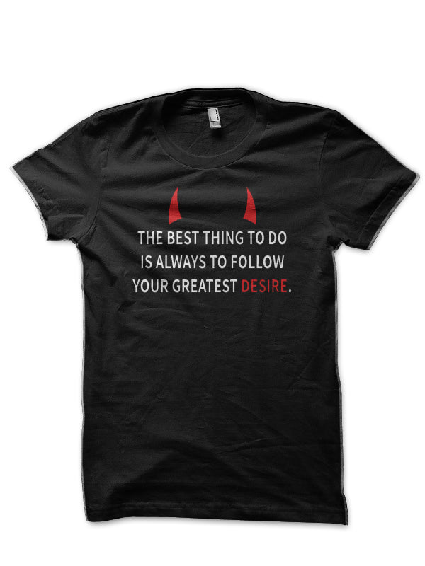 Follow your Desire Lucifer Black T-Shirt Hoodie, Sweatshirt | CoreVibeTees.com