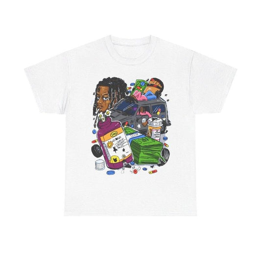 Lucki Rapper Y2k 90s HipHop Vibes Heavy Cotton Graphic TShirt Tshirt Shirt HipHop Rap Tee Casual Menswear Retro Top Vintage Comfy Womenswear Top