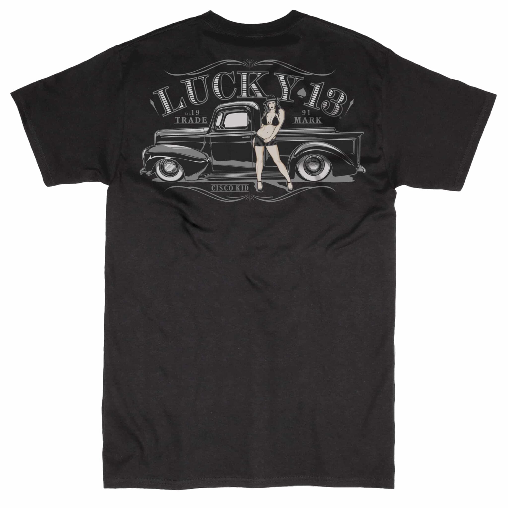 Lucky 13 Mens Cisco Kid T-Shirt Hoodie, Sweatshirt | CoreVibeTees.com (Image 1)
