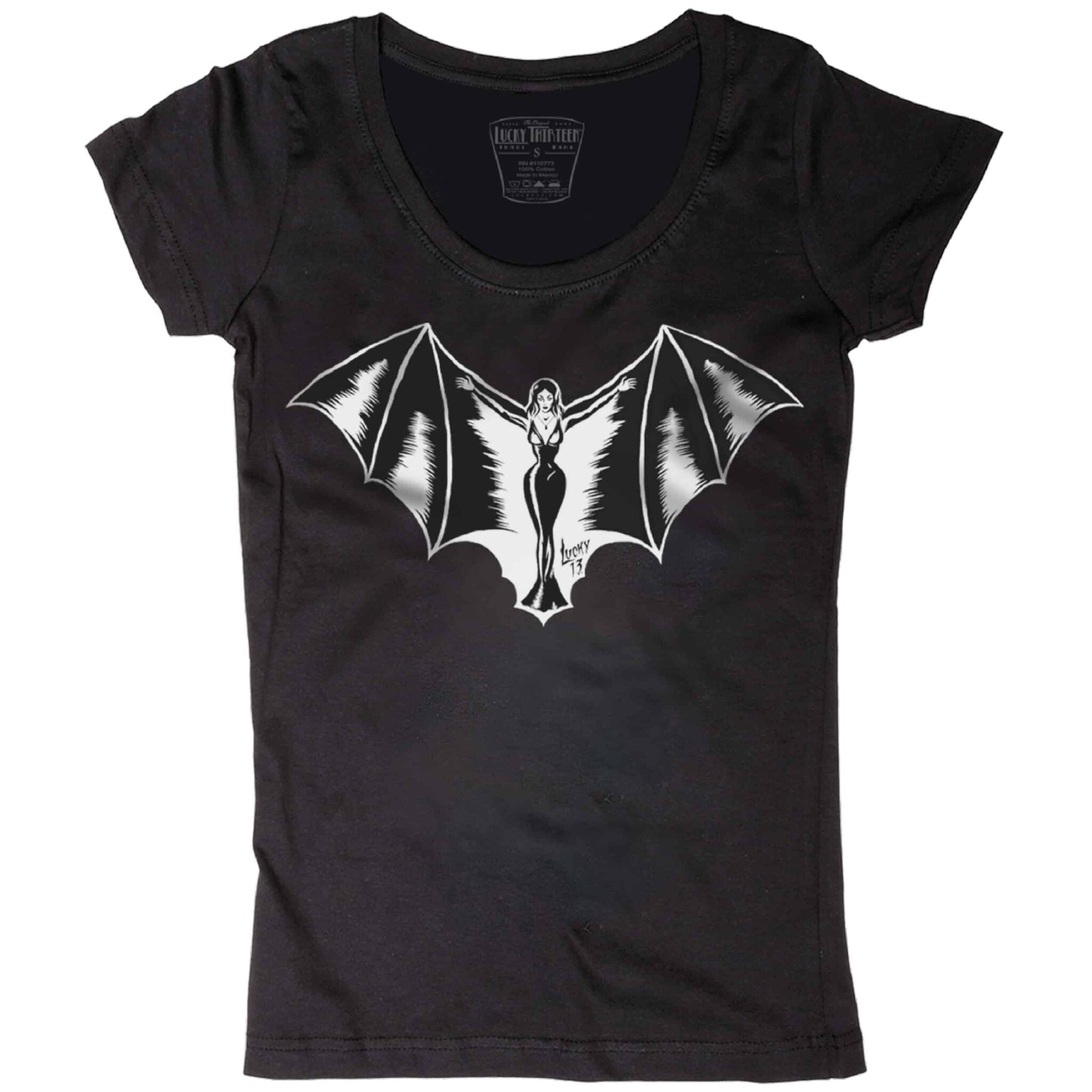Lucky 13 Womens Vampy Tee Hoodie, Sweatshirt | CoreVibeTees.com