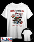 Lucky Cat fortune favors the bold but I’m shy shirt
