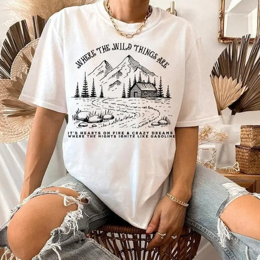 Luke Combs Shirt, Where the Wild Things Are Shirt, Country Concert Shirt,  shirt trend