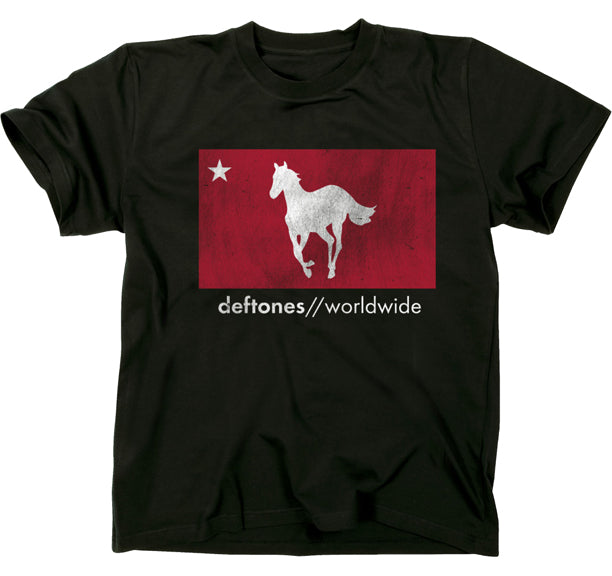 Deftones - Distressed Pony Worldwide t-shirt Hoodie, Sweatshirt | CoreVibeTees.com