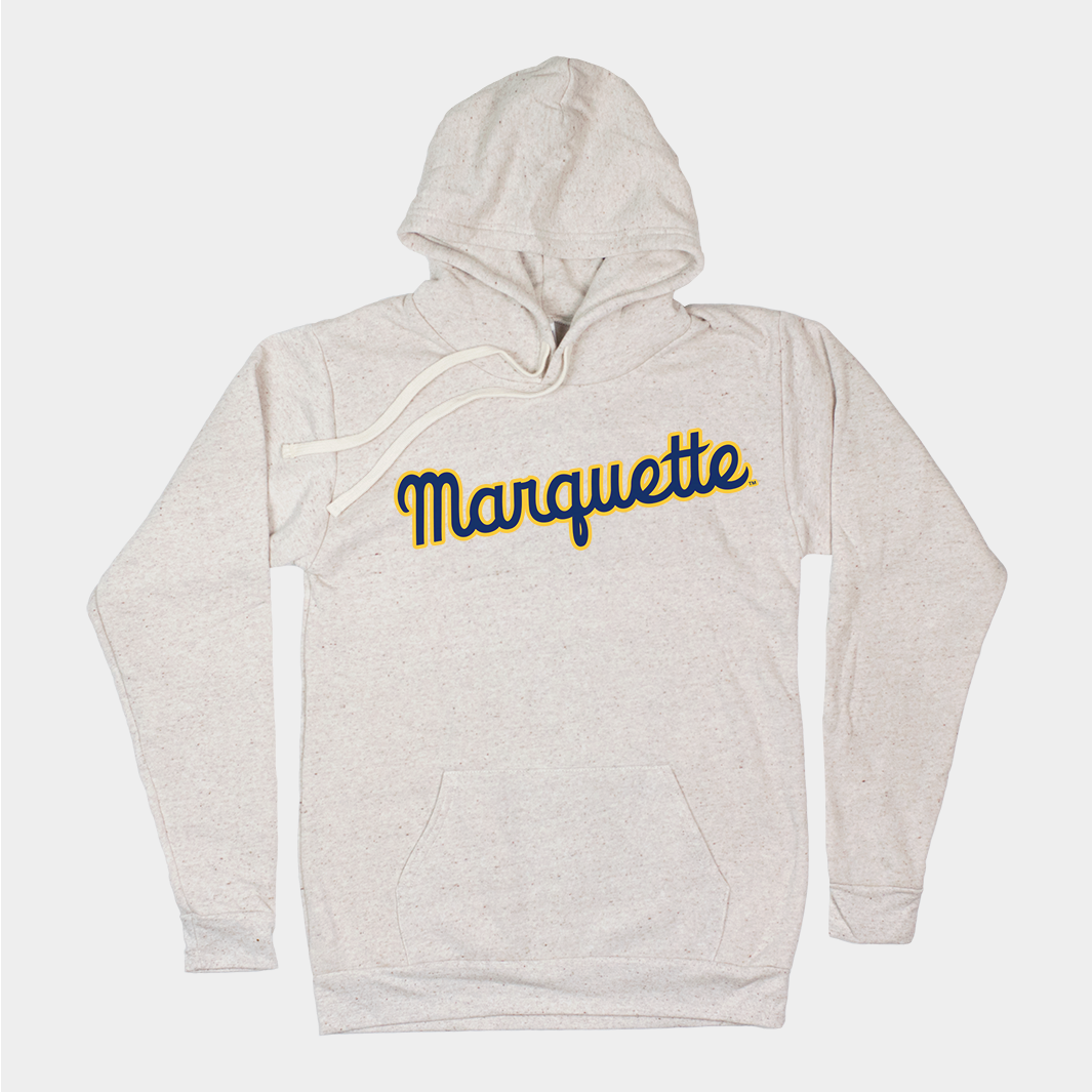 Marquette Script Hoodie T-Shirts, Sweatshirt | CoreVibeTees.com