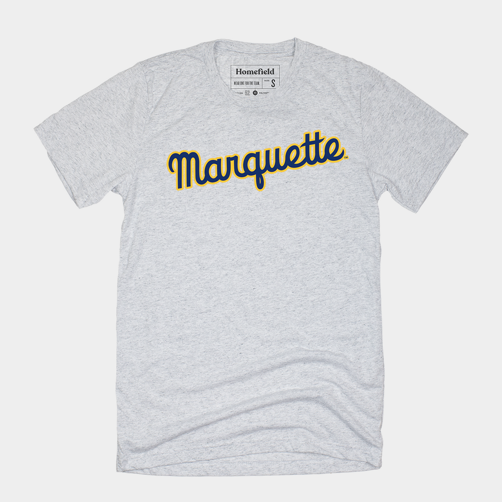 Marquette Script Tee Hoodie, Sweatshirt | CoreVibeTees.com