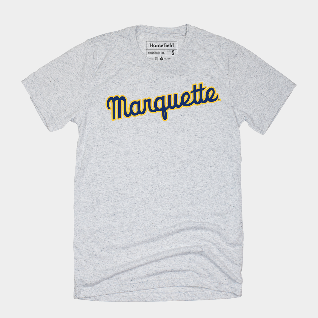 Marquette Script Tee Hoodie, Sweatshirt | CoreVibeTees.com