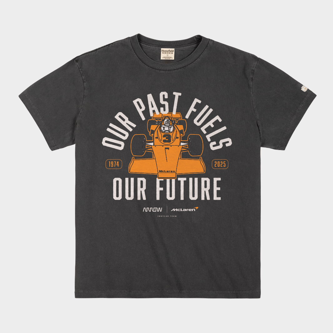 Arrow McLaren Past Fuels Future Heavyweight Tee Hoodie, Sweatshirt | CoreVibeTees.com