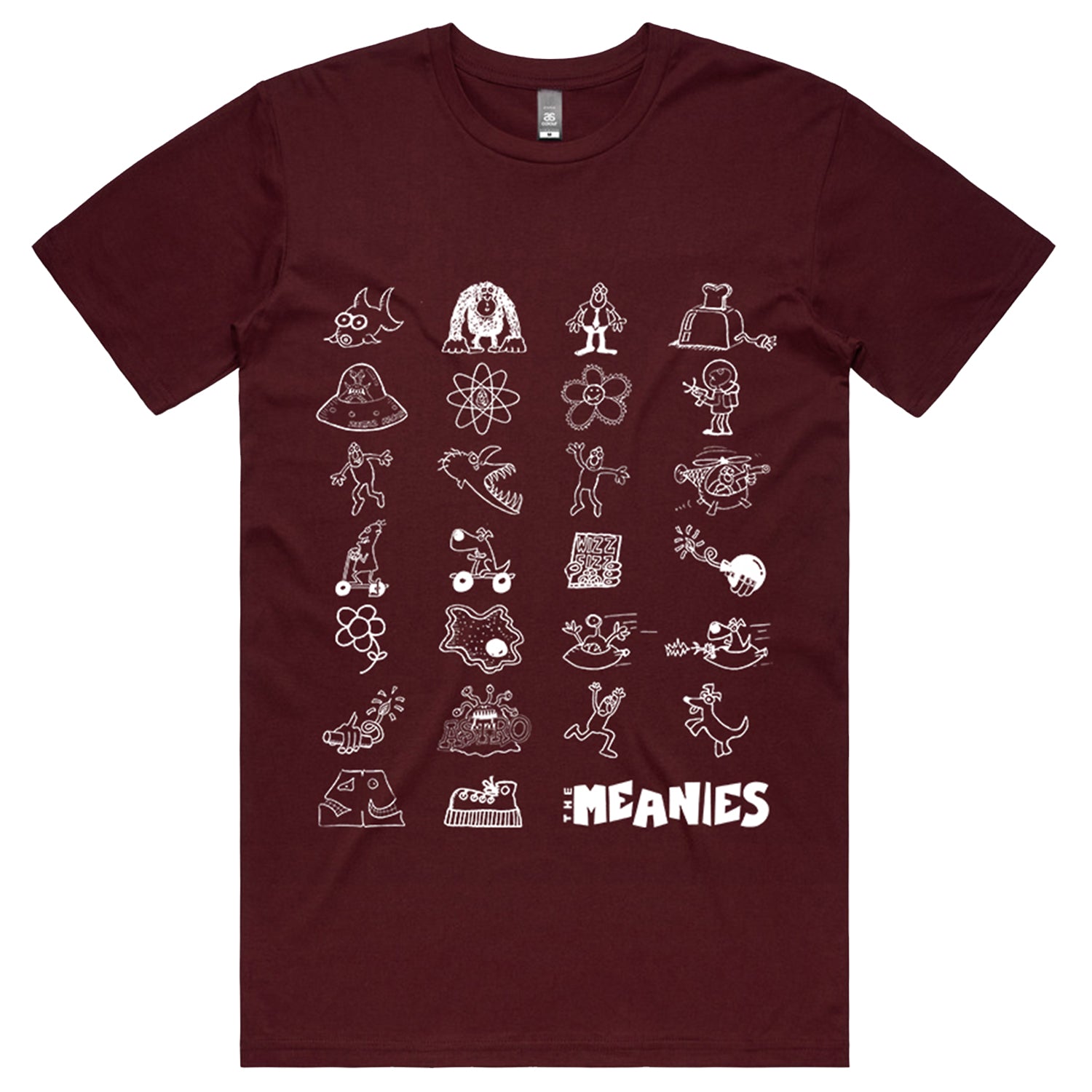 Icons T-Shirt (Burgundy) Hoodie, Sweatshirt | CoreVibeTees.com