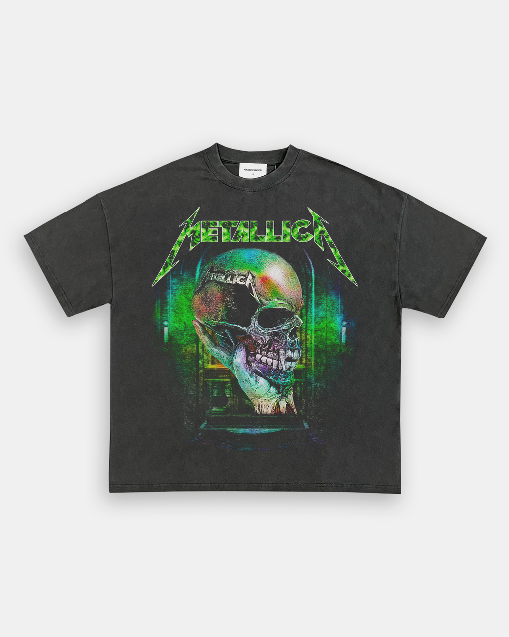 METALLICA - GREEN SKULL TEE Hoodie, Sweatshirt | CoreVibeTees.com (Image 4)