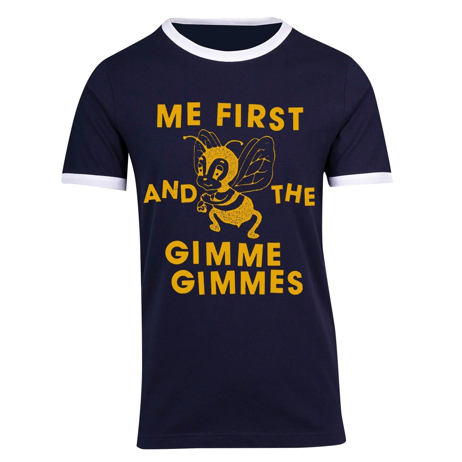 Bee Ringer T-Shirt (Navy/White) Hoodie, Sweatshirt | CoreVibeTees.com (Image 1)