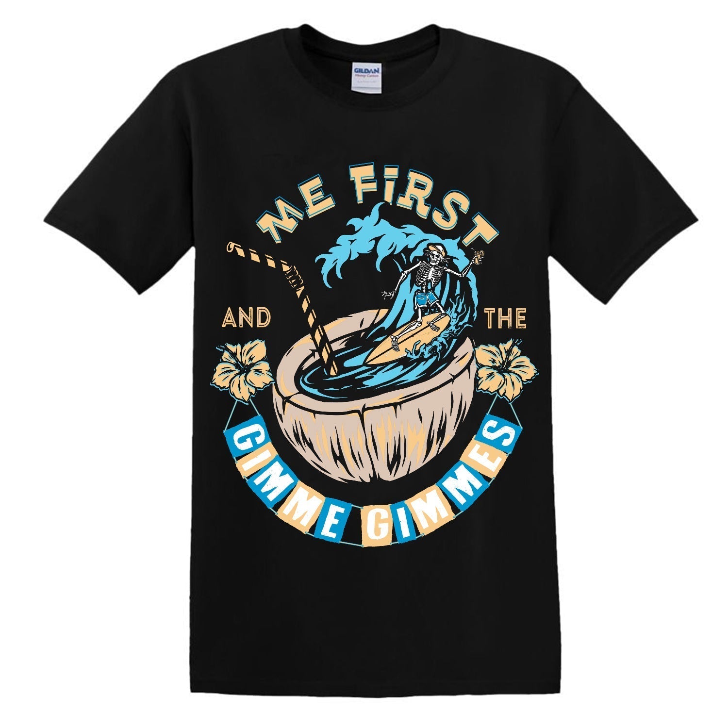 Surfer T-Shirt (Black) Hoodie, Sweatshirt | CoreVibeTees.com (Image 1)