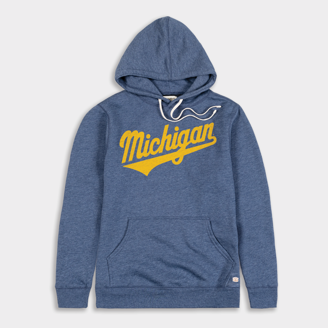 Michigan Baseball Script Hoodie T-Shirts, Sweatshirt | CoreVibeTees.com
