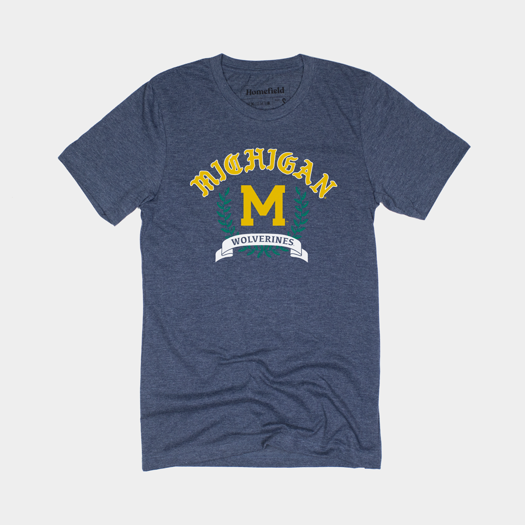 Vintage Olde English University of Michigan Tee Style001 Hoodie, Sweatshirt | CoreVibeTees.com