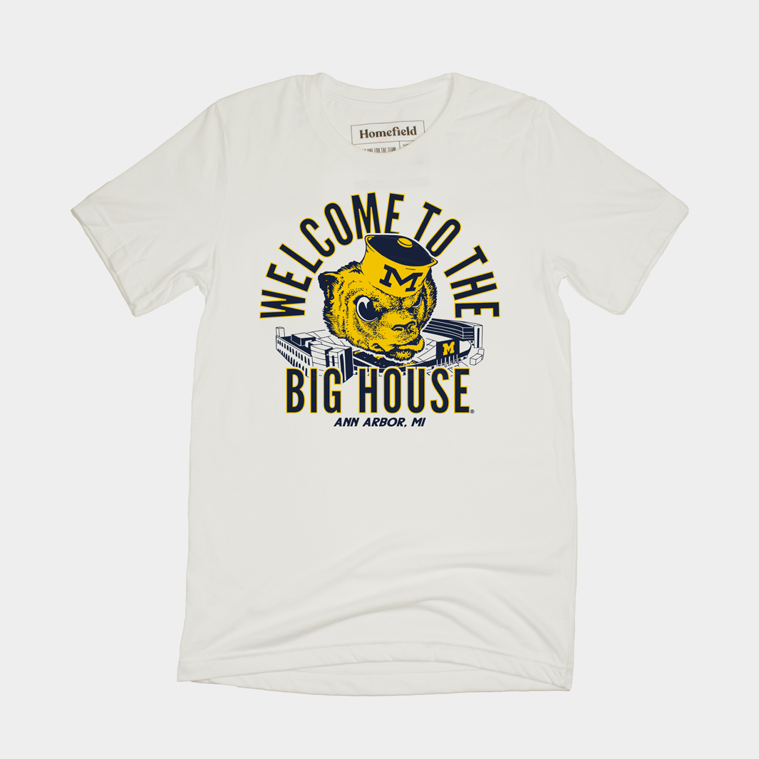 Welcome to the Big House Michigan Tee Style001 Hoodie, Sweatshirt | CoreVibeTees.com (Image 1)