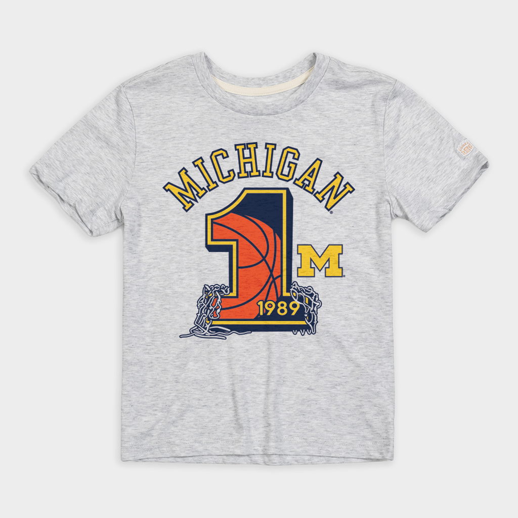 Michigan Basketball 1989 Champs Youth Tee Hoodie, Sweatshirt | CoreVibeTees.com (Image 1)