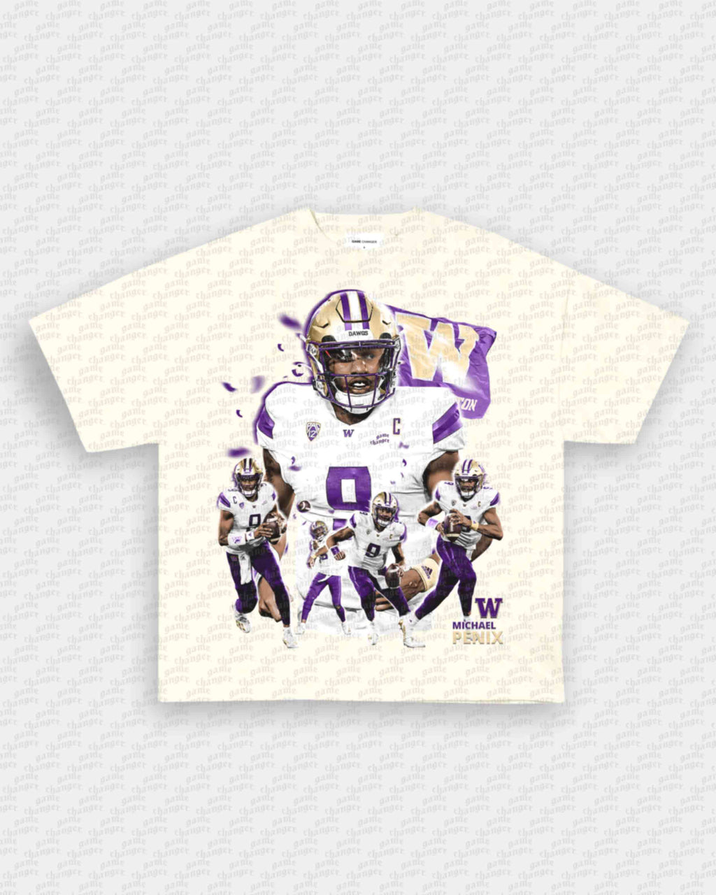 MICHAEL PENIX - WASHINGTON V2 TEE Hoodie, Sweatshirt | CoreVibeTees.com (Image 2)