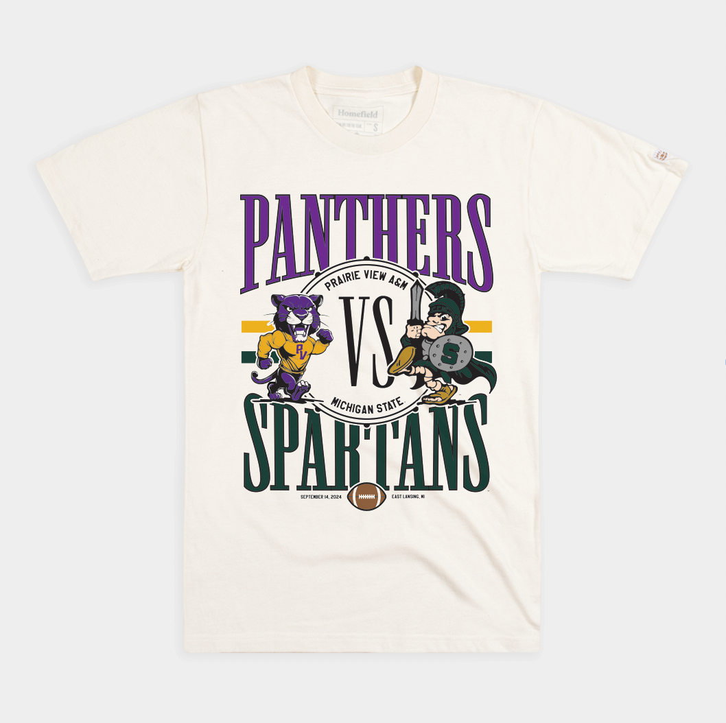 Prairie View vs. Michigan State Retro Commemorative Tee Style001 Hoodie, Sweatshirt | CoreVibeTees.com