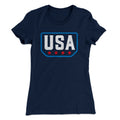 USA Badge Logo Women's T-Shirt Hoodie, Sweatshirt | CoreVibeTees.com (Image 1)