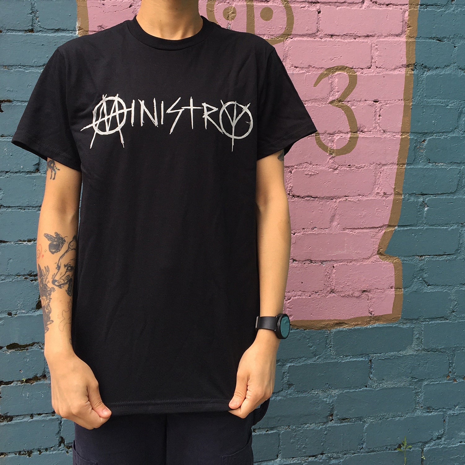 Anarchy Logo T-Shirt (Black) Hoodie, Sweatshirt | CoreVibeTees.com (Image 2)