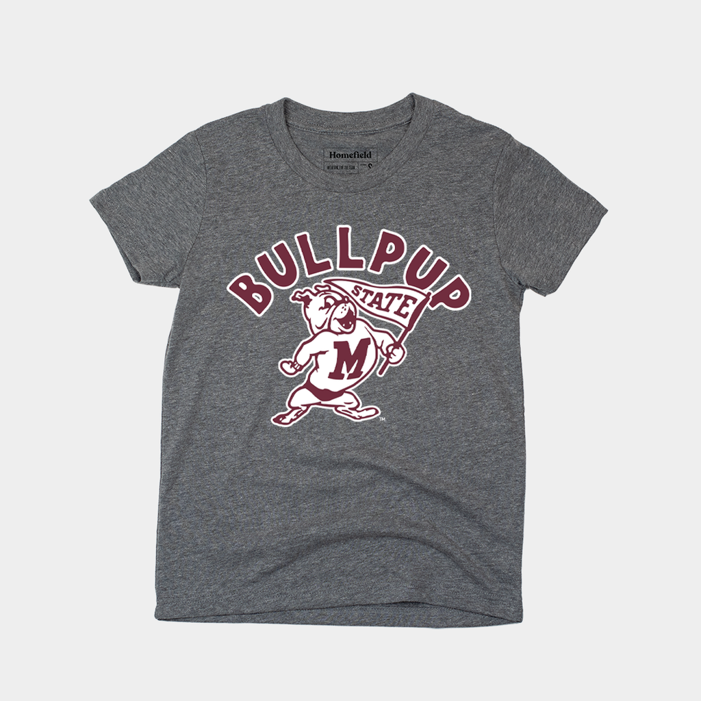 Mississippi State Bulldogs "Bullpup" Youth Tee Hoodie, Sweatshirt | CoreVibeTees.com