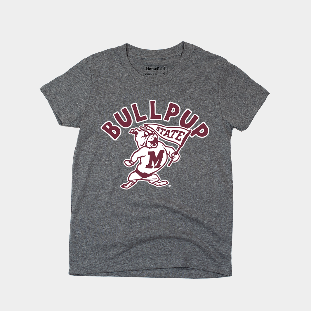 Mississippi State Bulldogs "Bullpup" Youth Tee Hoodie, Sweatshirt | CoreVibeTees.com