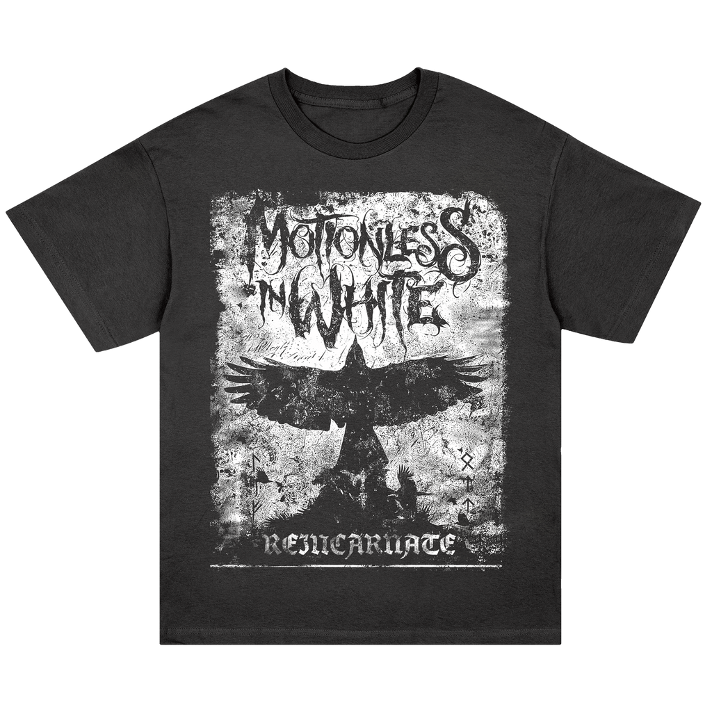 Reincarnate Crow Tee (Black) Hoodie, Sweatshirt | CoreVibeTees.com (Image 1)