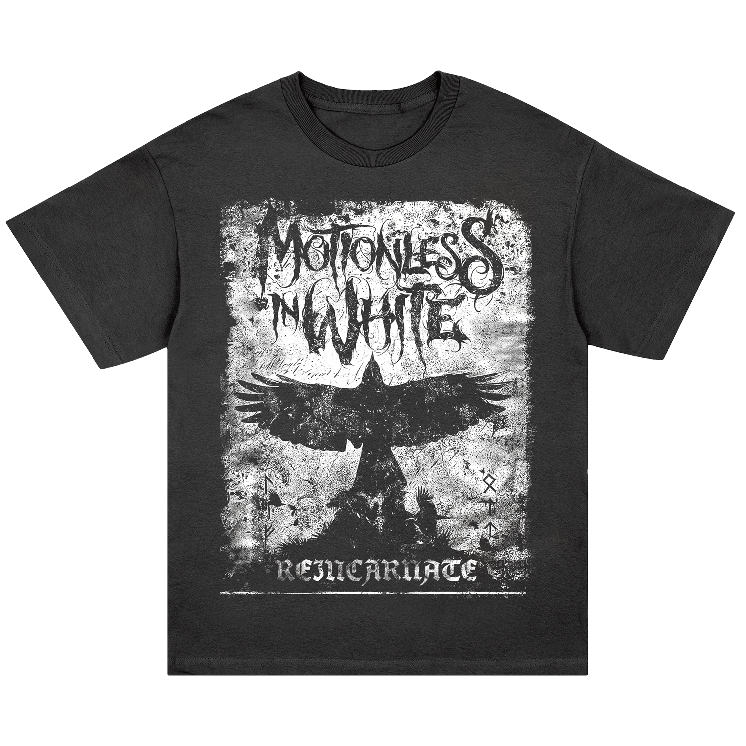 Reincarnate Crow Tee (Black) Hoodie, Sweatshirt | CoreVibeTees.com (Image 1)