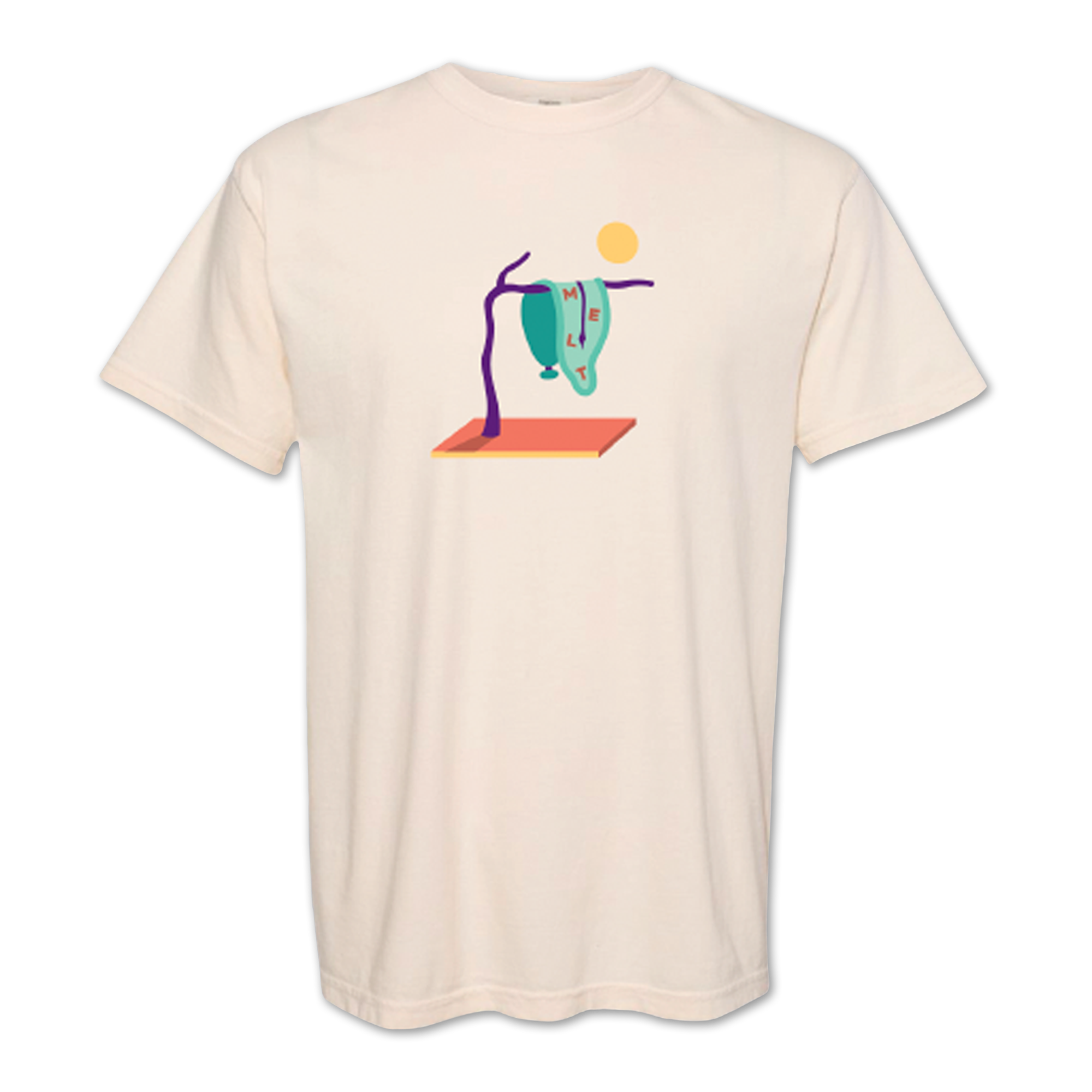 Melting Clock (Cream) T-shirt Hoodie, Sweatshirt | CoreVibeTees.com
