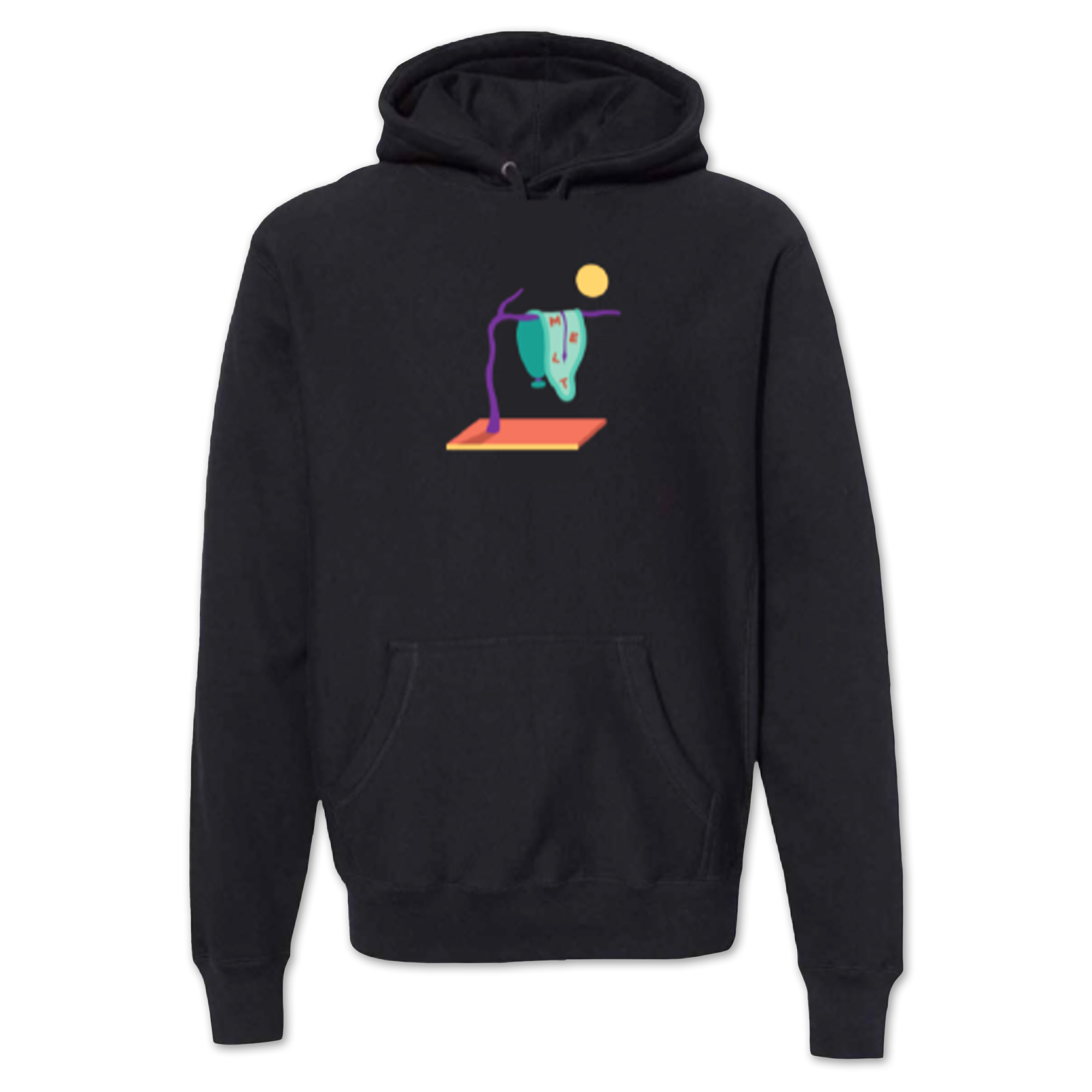Melting Clock (Black)  Hoodie T-Shirts, Sweatshirt | CoreVibeTees.com