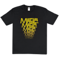 Yellow Script Black T-Shirt Hoodie, Sweatshirt | CoreVibeTees.com (Image 1)
