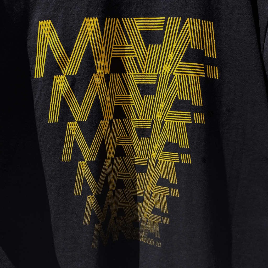 Yellow Script Black T-Shirt Hoodie, Sweatshirt | CoreVibeTees.com (Image 2)