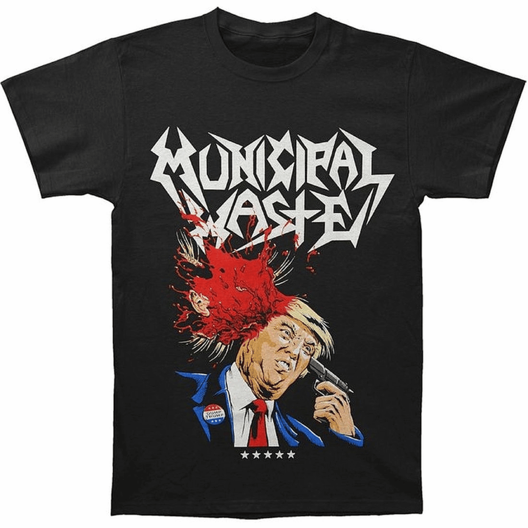 Municipal Waste Trump Walls of Death T-Shirt Hoodie, Sweatshirt | CoreVibeTees.com (Image 1)