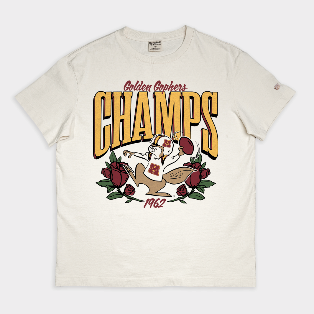 Minnesota Football 1962 Roses Vintage Heavyweight Tee Hoodie, Sweatshirt | CoreVibeTees.com (Image 1)