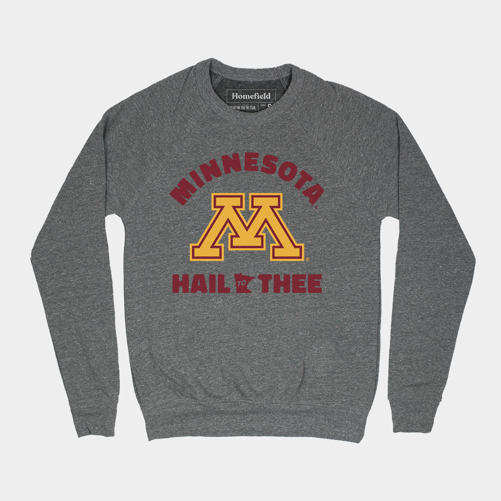 Minnesota ‚ÄúHail to Thee‚Äù Crewneck Sweatshirt T-Shirts, Hoodie | CoreVibeTees.com