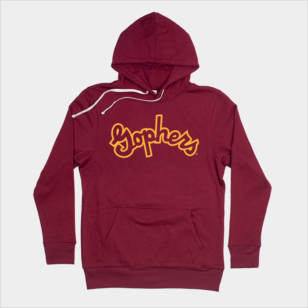 Minnesota Golden Gophers Hockey Script Hoodie T-Shirts, Sweatshirt | CoreVibeTees.com (Image 1)