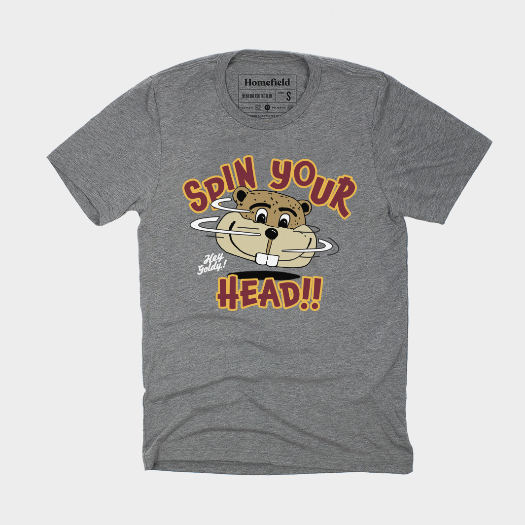 Minnesota Golden Gophers "Spin Your Head!" Goldy Tee Hoodie, Sweatshirt | CoreVibeTees.com
