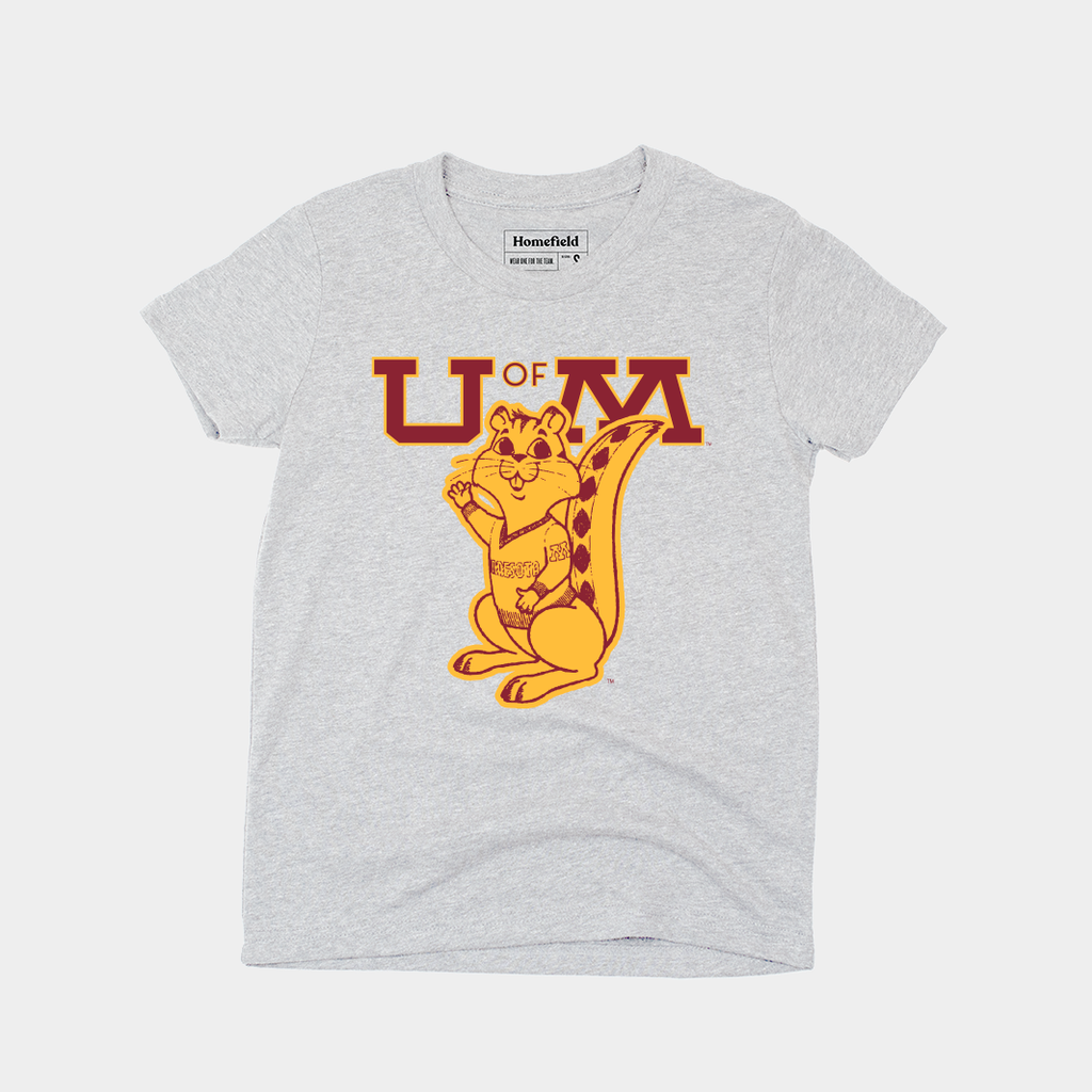 U of M Vintage Gophers Youth Tee Hoodie, Sweatshirt | CoreVibeTees.com