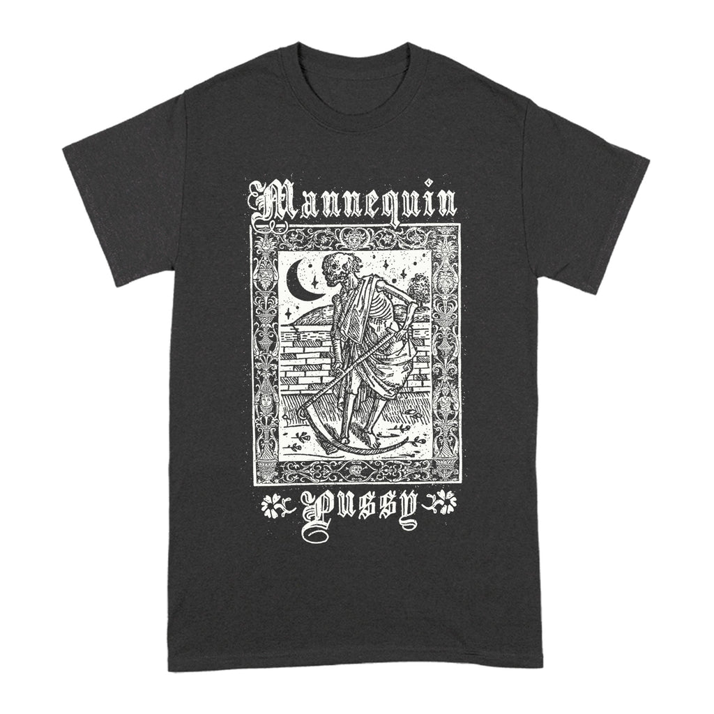Grim Reaper T-Shirt (Faded Black) Hoodie, Sweatshirt | CoreVibeTees.com