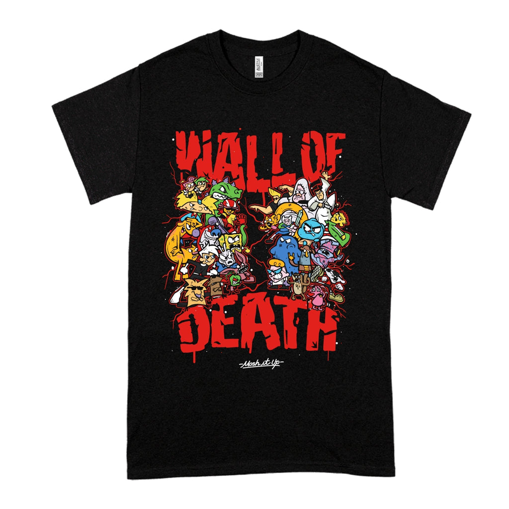 Wall Of Death Toons T-shirt (Black) Hoodie, Sweatshirt | CoreVibeTees.com